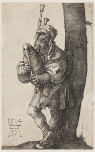 Le joueur de cornemuse - Albrecht Dürer