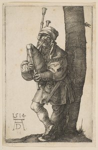 Le Joueur de Cornemuse, 1514 - Albrecht Dürer