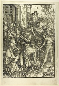 Le Portement de Croix, de La Grande Passion - Albrecht Dürer