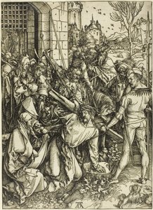 Le portement de la croix, de La Grande Passion - Albrecht Dürer