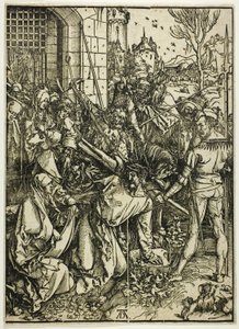 Le Portement de Croix, de La Grande Passion - Albrecht Dürer