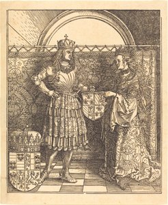 Les Fiançailles de Maximilien avec Marie de Bourgogne - Albrecht Dürer