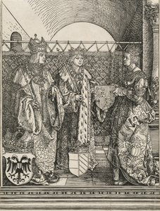 Les fiançailles de Philippe le Beau avec Jeanne de Castille, 1515 - Albrecht Dürer