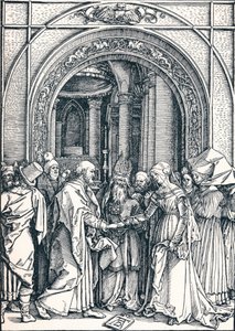 Les fiançailles de la Vierge - Albrecht Dürer