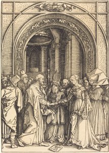 Les Fiançailles de la Vierge, vers 1504-1505 - Albrecht Dürer