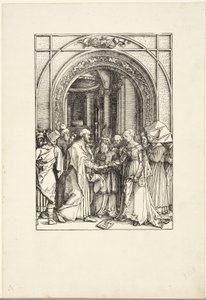 Les fiançailles de la Vierge, de La Vie de la Vierge - Albrecht Dürer