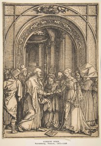 Les fiançailles de la Vierge, de La Vie de la Vierge - Albrecht Dürer
