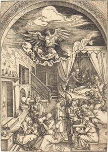 La naissance de la Vierge - Albrecht Dürer