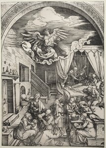 La Naissance de la Vierge - Albrecht Dürer