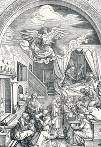 La Naissance de la Vierge Marie - Albrecht Dürer