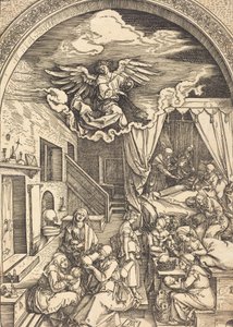 La Naissance de la Vierge, vers 1503-1504 - Albrecht Dürer