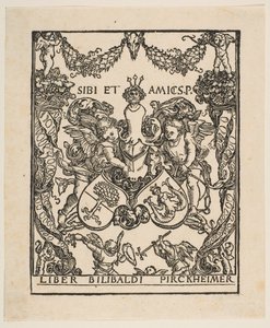 Ex-libris de Wilibald Pirckheimer - Albrecht Dürer