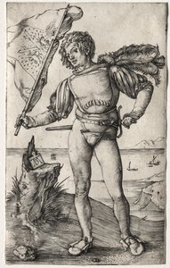 Le porte-étendard bourguignon, vers 1500 - Albrecht Dürer