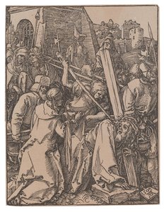 Le Portement de Croix, de la série La Petite Passion, 1509 - Albrecht Dürer