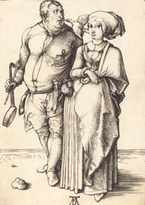 Le Cuisinier et sa femme, vers 1496-1497 - Albrecht Dürer