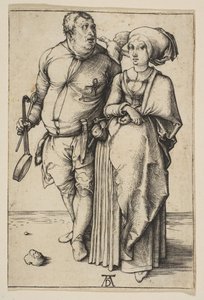 Le cuisinier et sa femme, vers 1496