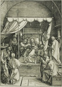 La mort de la Vierge, extrait de La vie de la Vierge - Albrecht Dürer