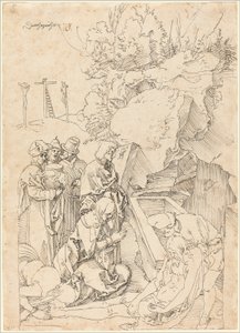 La Mise au tombeau - Albrecht Dürer