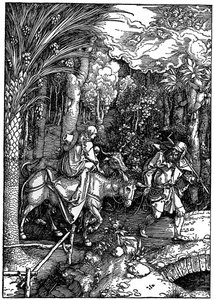 La fuite en Égypte - Albrecht Dürer