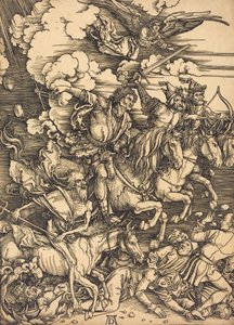 Les Quatre Cavaliers, probablement vers 1496-1498 - Albrecht Dürer