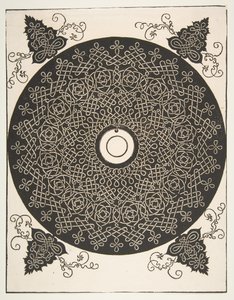 Le quatrième nœud. Rondel entrelacé avec un médaillon rond en son centre, avant 1521 - Albrecht Dürer