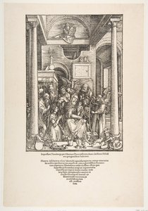 La Glorification de la Vierge, de La Vie de la Vierge, édition latine, 1511