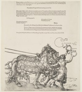 Le grand char triomphal : Expérience et habileté - Albrecht Dürer