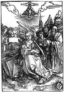 La Sainte Famille avec cinq anges, vers 1504 - Albrecht Dürer