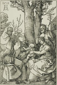 La Sainte Famille avec Joachim et Sainte Anne