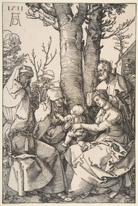 La Sainte Famille avec Saint Joachim et Sainte Anne