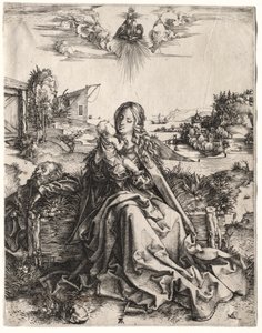La Sainte Famille avec le papillon - Albrecht Dürer