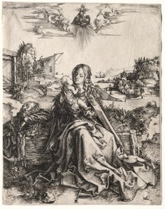 La Sainte Famille avec le papillon - Albrecht Dürer