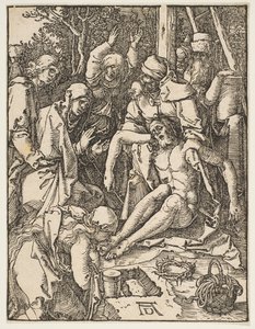 La Lamentation, de La Petite Passion, vers 1509 - Albrecht Dürer