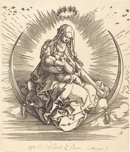 La Madone sur le croissant, 1510-1511. - Albrecht Dürer