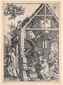 La Nativité, de la série La Vie de la Vierge - Albrecht Dürer