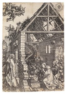 La Nativité du Christ, de la série La Vie de la Vierge - Albrecht Dürer