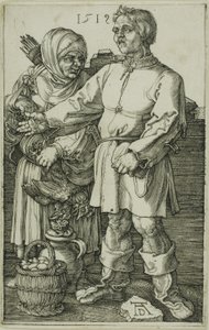 Le paysan et sa femme au marché - Albrecht Dürer