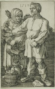 Le paysan et sa femme au marché - Albrecht Dürer