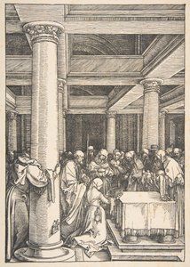 La Présentation au Temple, de La Vie de la Vierge, vers 1505 - Albrecht Dürer