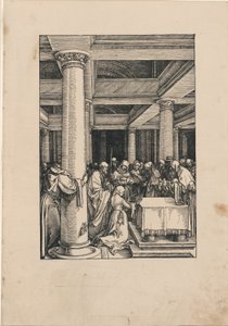 La Présentation du Christ au Temple, de La Vie de la Vierge - Albrecht Dürer