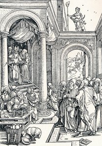 La Présentation de la Vierge au Temple - Albrecht Dürer