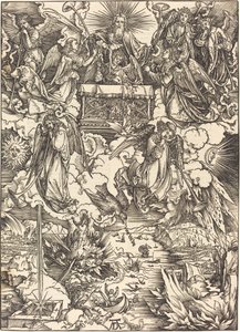 Les sept anges avec les trompettes - Albrecht Dürer