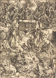 Les sept anges avec les trompettes - Albrecht Dürer