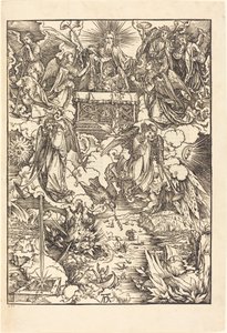 Les Sept Anges avec les trompettes - Albrecht Dürer