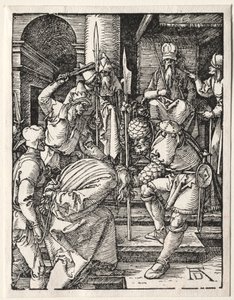 La Petite Passion : Christ devant Anne, 1509-1511 - Albrecht Dürer