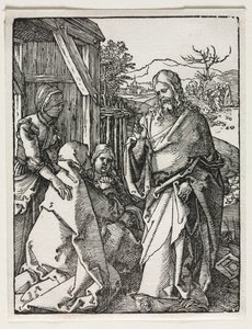 La petite passion : Christ prenant congé de la Vierge - Albrecht Dürer