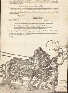 Le Char triomphal de Maximilien I (Le Grand Char Triomphal) [planche 8 de 8]