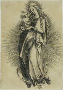 La Vierge sur le croissant - Albrecht Dürer