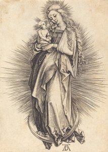 La Vierge sur le croissant, vers 1498-1499 - Albrecht Dürer