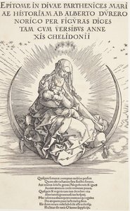 La Vierge sur le croissant - Albrecht Dürer